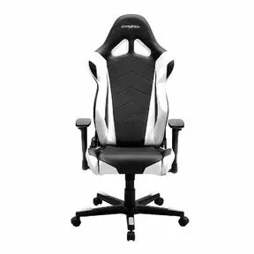 Компьютерное кресло DXRacer OH/RE0/NW - общий вид спереди, без анатомических подушек